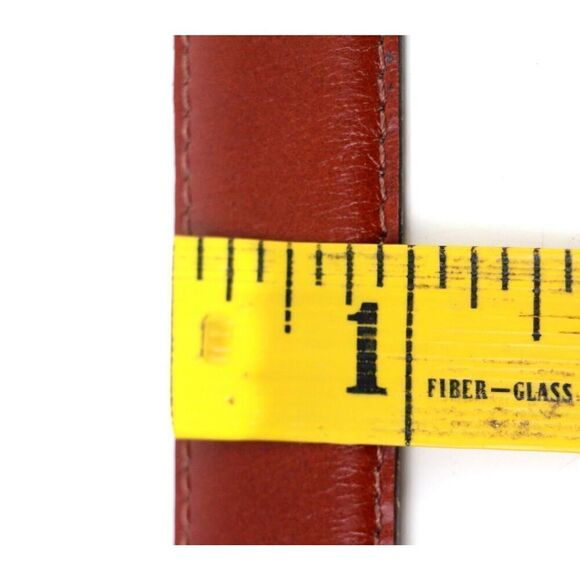 Dooney & Bourke BROWN GENUINE LEATHER 1"Wd CASUAL DRESS MEN'S BELT Sz 32/80 (t42 - Picture 10 of 14